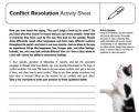 Conflict resolution: Activity sheet | Recurso educativo 63380