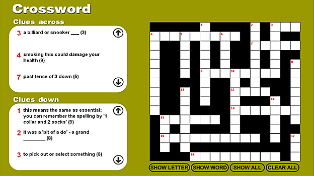 Confusing words crossword | Recurso educativo 64460