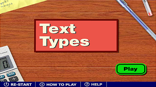 Text types game | Recurso educativo 65758