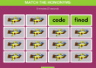 Match the homonyms | Recurso educativo 65938