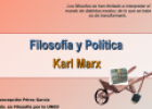 Filosofía y política. Karl Marx | Recurso educativo 66008