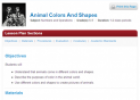 Animal colors and shapes | Recurso educativo 68734