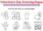 Valentine's day colouring pages | Recurso educativo 71080