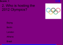 Olympics quiz | Recurso educativo 71159