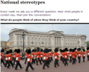 Express English: National stereotypes | Recurso educativo 72957