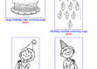 Birthday colouring pages | Recurso educativo 75675