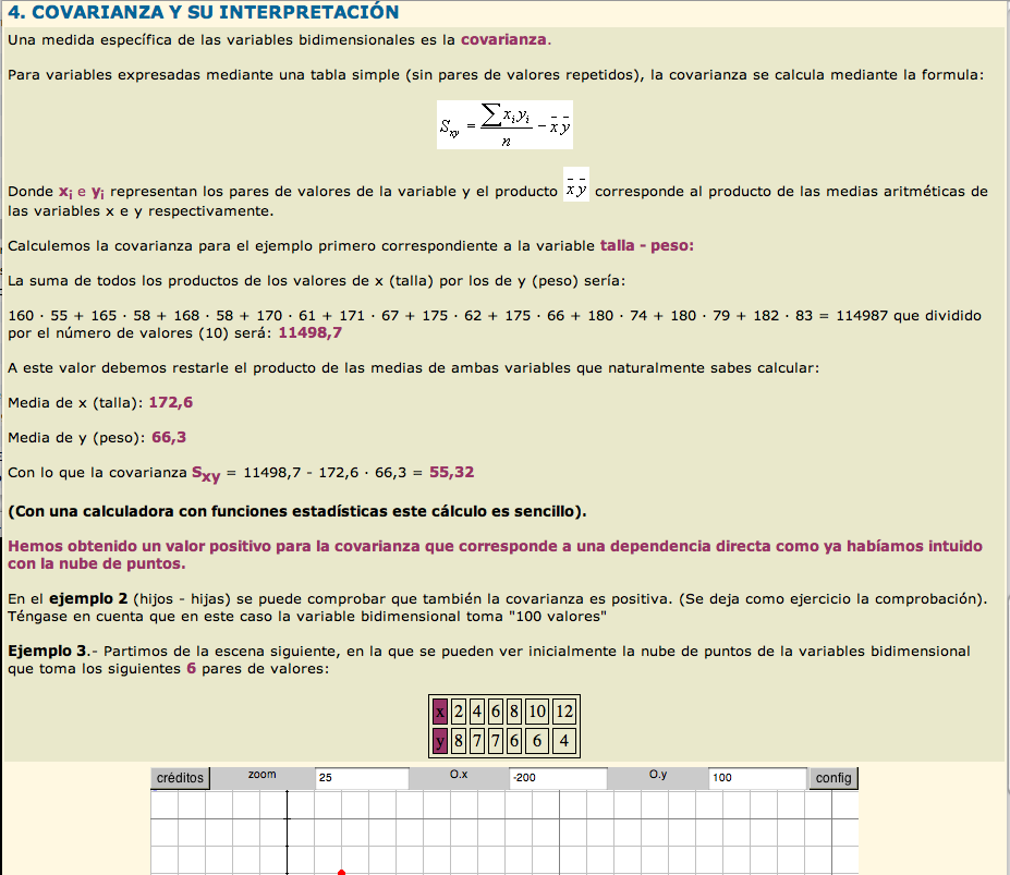 4. Covarianza y su interpretación | Recurso educativo 92240