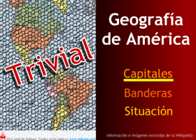 Juego de Trivial: Geografía de América | Recurso educativo 7405