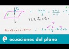Ecuación normal del plano | Recurso educativo 109311