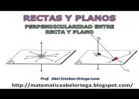 PERPENDICULARIDAD ENTRE RECTA Y PLANO | Recurso educativo 682722