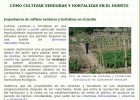 EL CULTIVO DE VERDURAS Y HORTALIZAS | Recurso educativo 724662