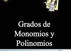 GRADOS DE MONOMIOS Y POLINOMIOS | Recurso educativo 753303