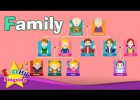 Kids vocabulary - Family - family members & tree - Learn English educational | Recurso educativo 763798