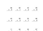 Multiplicaciones de dos cifras por una cifra | Recurso educativo 769941