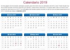 Calendario 2019 | Recurso educativo 771866