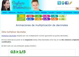 Multiplicació de nombres decimals | Recurso educativo 776564