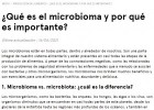¿Qué es el microbioma y por qué es importante? | Recurso educativo 786397