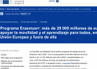 Beques Erasmus | Recurso educativo 787215