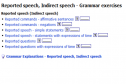 Reported Speech Grammar Exercises | Recurso educativo 23102