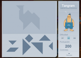 Juego de tangram para desarrollar la atención en niños de 11 y 12 años : corre | Recurso educativo 404702